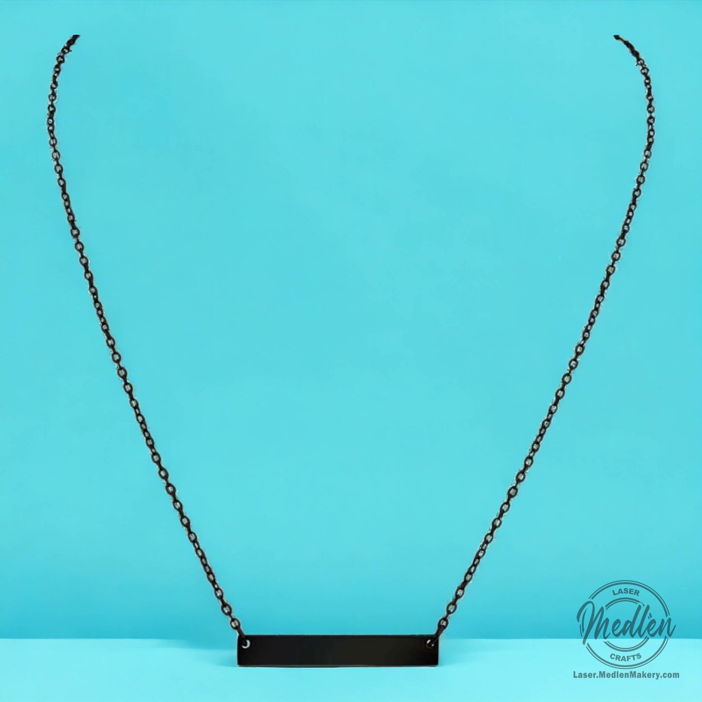 Stainless Steel Bar Necklace - 5 Colors