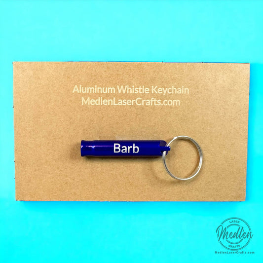 Aluminum Whistle Keychain